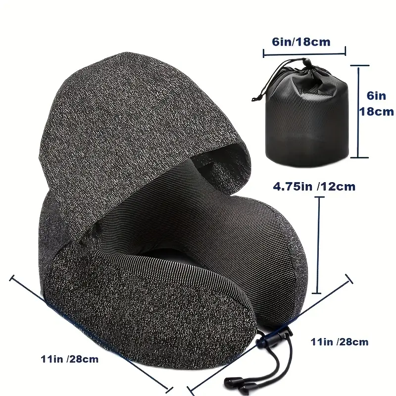 CPAP Store USA Memory Foam Travel CPAP Pillow With A Hoody